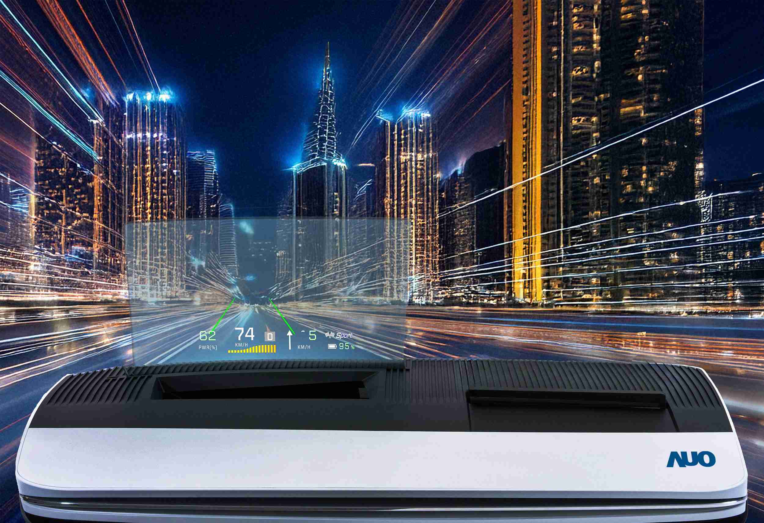 尊龙z6推出13吋Micro LED抬头显示器，，，，提供高入眼亮度、、高色彩饱和度的显示质量，，在阳光下或黑暗中都清晰可见，，，，并利用Micro LED模块体积小的优势，，解决车用空间有限的痛点